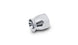 Vibrant chrome -8AN hose end socket fitting for PTFE hoses, shown in a close-up image highlighting the shiny metal finish.