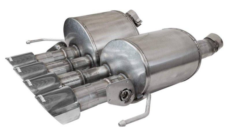 CORSA Performance axle back exhaust for 2014-2019 Chevrolet Corvette C7 6.2L with dual NPP and Xtreme Valve-Back design.
