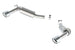 Borla 14-15 Camaro SS 6.2L V8 RWD catback exhaust rear section with split rear exit and ATAK mufflers, black finish.
