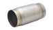 Vibrant SS Race Muffler with 4-inch inlet and outlet, 9-inch length, designed for high-performance exhaust systems.