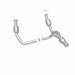 MagnaFlow direct fit catalytic converter for 2015 GMC Yukon XL V8 6.2L, showing the metallic component with inlet and outlet.