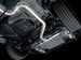 AWE Tuning catback exhaust for 2022-2025 Volkswagen Jetta GLI Touring Edition with diamond black tips, showing the sleek exhaust tips and piping.