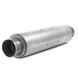 MBRP universal quiet tone muffler with 4-inch inlet and outlet, 24-inch aluminum body, 6-inch diameter, 30-inch overall length