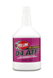 Red Line D4 ATF gear oil quart bottle with red label and clear plastic cap, designed for automatic transmissions.