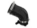 aFe Turbo Inlet Pipes for Takeda Intakes, durable metal construction, shown in black with smooth bends and connection points.