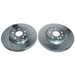 PowerStop front drilled and slotted brake rotors for 2020-2021 Chevrolet Corvette, pair of high-performance brake rotors