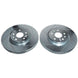 PowerStop front drilled and slotted brake rotors for 2020-2021 Chevrolet Corvette, pair of high-performance brake rotors