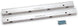 Edelbrock Ford 4.6L SOHC fuel rail for Victor Jr EFI manifold, made of metal with mounting brackets and fuel inlet ports.