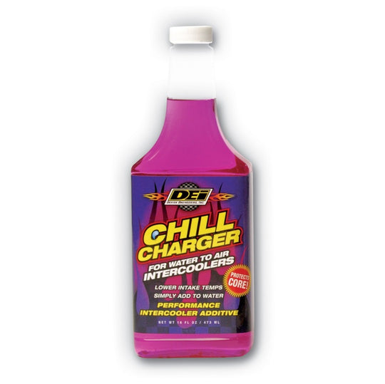 DEI Radiator Relief Chill Charger 16oz coolant bottle, cooling system additive for enhanced radiator performance.