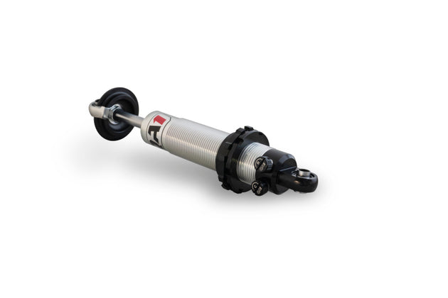 QA1 Proma Star Series coil-over shock absorber with double adjustable damping and bearing mount, 11.625 to 16.875 inches long.