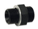 Vibrant Male -6AN to 16mm x 1.5 straight fitting adapter with O-ring for hydraulic or fuel line connections.