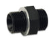 Vibrant Male -6AN to 16mm x 1.5 straight fitting adapter with O-ring for hydraulic or fuel line connections.