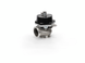 Garrett GVW-40 40mm black wastegate kit with actuator and mounting hardware, designed for turbocharger boost control.
