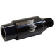Snow Performance Billet 100 Micron Water Filter with braided lines for water methanol systems, designed for fuel filtration.