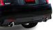 Polished CORSA Performance axle-back exhaust for 2009-2014 Cadillac CTS V V6.2L V8 sedan, showcasing sleek stainless steel finish.