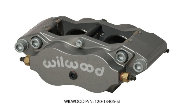Wilwood Billet Narrow Dynalite brake caliper with 1.75-inch piston and .38-inch disc, performance radial mount for high-performance braking.