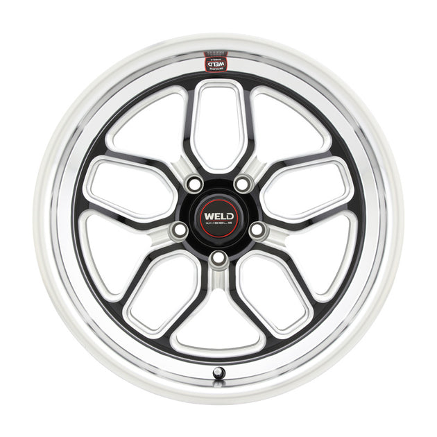 Weld S107 Laguna cast wheel 19x9.5 inches, gloss black finish, 5x120.65 bolt pattern, ET50 offset, 70.3mm center bore