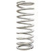 QA1 2.5-inch ID high travel coilover spring, 12-inch length, 170 lbs/in, silver powder-coated finish, designed for suspension systems.