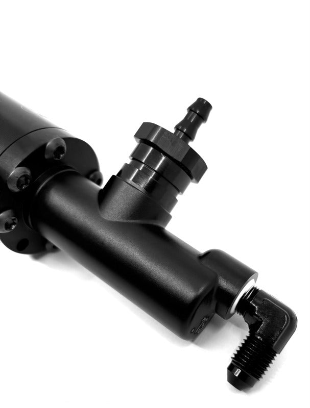 McLeod Racing clutch master cylinder with 3/4 inch bore, remote reservoir, and 8-hole flange for automotive clutch systems.