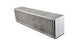 Vibrant vertical flow intercooler core with 24-inch width, 6-inch height, and 4.5-inch thickness, featuring vibrant cooling fins.