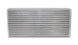 Vibrant air-to-air intercooler core with 22-inch width, 9-inch height, and 3.25-inch thickness, showing detailed aluminum cooling fins.