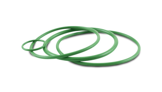 Vibrant replacement O-ring pack for oil cooler sandwich adapter, featuring durable rubber seals for optimal performance.