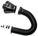 K&N Engineering Apollo black 70mm cold air intake with flange and PP tubing, designed for automotive performance enhancement.