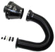 K&N Engineering Apollo black 70mm cold air intake with flange and PP tubing, designed for automotive performance enhancement.