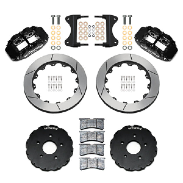 Wilwood forged black front big brake kit for 2014-2019 Chevrolet Corvette C7 with 13.06-inch rotor and Superlite 6R calipers
