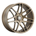 Forgestar X14 22x10 satin bronze cast wheel with 6x135 bolt pattern, ET30 offset, and 6.7-inch backspacing.