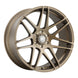Forgestar X14 22x10 satin bronze cast wheel with 6x135 bolt pattern, ET30 offset, and 6.7-inch backspacing.
