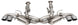 CORSA Performance Corsa 20-25 Corvette C8 3-inch valved cat-back exhaust with quad 4.5-inch tips, factory performance delete setup