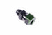 Radium Engineering 5/16-inch SAE female to 6AN male low profile fitting, showing the compact connector and metal threads.