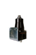 Aeromotive billet black fuel pressure regulator with dual -6 inlets and single -6 return, designed for EFI bypass systems.
