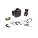 Snow Performance Stage 2 Boost Cooler water injection kit with SS braided 4AN fittings, no tank, for enhanced engine performance.