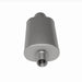 MagnaFlow stainless steel muffler with tip, 14x5x8 inches, dual inlet/outlet, designed for automotive exhaust systems.