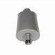 MagnaFlow stainless steel muffler with tip, 14x5x8 inches, dual inlet/outlet, designed for automotive exhaust systems.