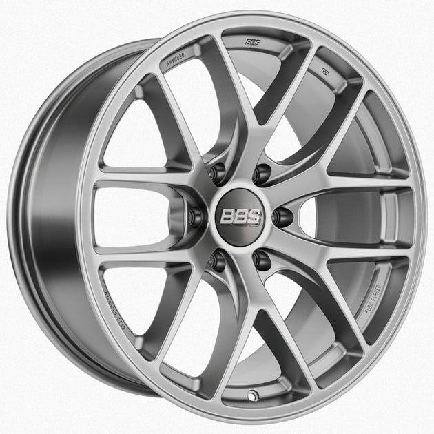 BBS TS-P 18x9-inch satin silver cast wheel with 6x135 bolt pattern, 87.1 CB, and ET0 offset for vehicles.