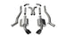 Black CORSA Performance catback exhaust for 2011-2015 Chevrolet Camaro SS 6.2L V8 manual, featuring a sleek 3-inch Xtreme design.