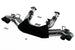 Borla catback exhaust system for 2020 Chevrolet Corvette C8 with dual round rolled tips in black chrome finish