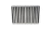 Vibrant vertical flow intercooler core, 18-inch width, 12-inch height, 6-inch thickness, designed for high-performance cooling.