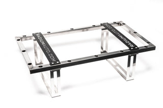Radium Engineering 10-gallon fuel cell weld-in cage for fuel tanks, durable metal construction with mounting brackets