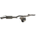 MBRP catback exhaust system for 2010 Chevy Camaro V8 6.2L with dual round tips and 6-speed transmission, shown installed.