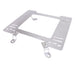 Pair of NRG seat brackets for 1979-1998 Ford Mustang, durable metal frame mounts for racing or restoration projects.