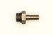 DeatschWerks 8AN ORB male to 3/8-inch male triple barb fitting with O-ring for fuel or oil line connections