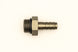 DeatschWerks 8AN ORB male to 3/8-inch male triple barb fitting with O-ring for fuel or oil line connections