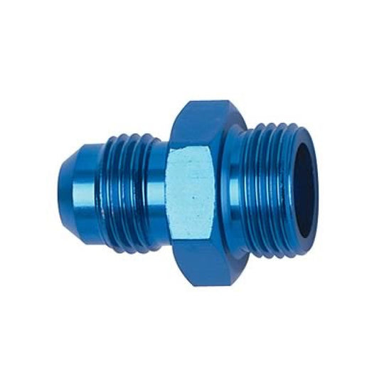 Fragola -6AN x 9/16-18 radius fitting with O-ring, used for high-performance fluid connections in automotive or racing applications.