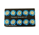 NRG Fender Washer Kit with Rivets for Plastic, blue, set of 10, automotive hardware kit for secure fender installation