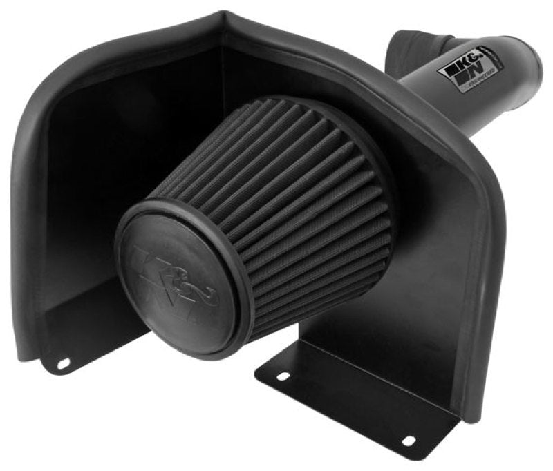 K&N Engineering black performance cold air intake kit for 2009-2013 Chevy Silverado 1500, Avalanche, Suburban, GMC Yukon.
