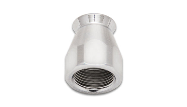 Vibrant -6AN hose end socket for PTFE hoses, chrome finish, durable fittings for high-performance automotive or fluid transfer applications